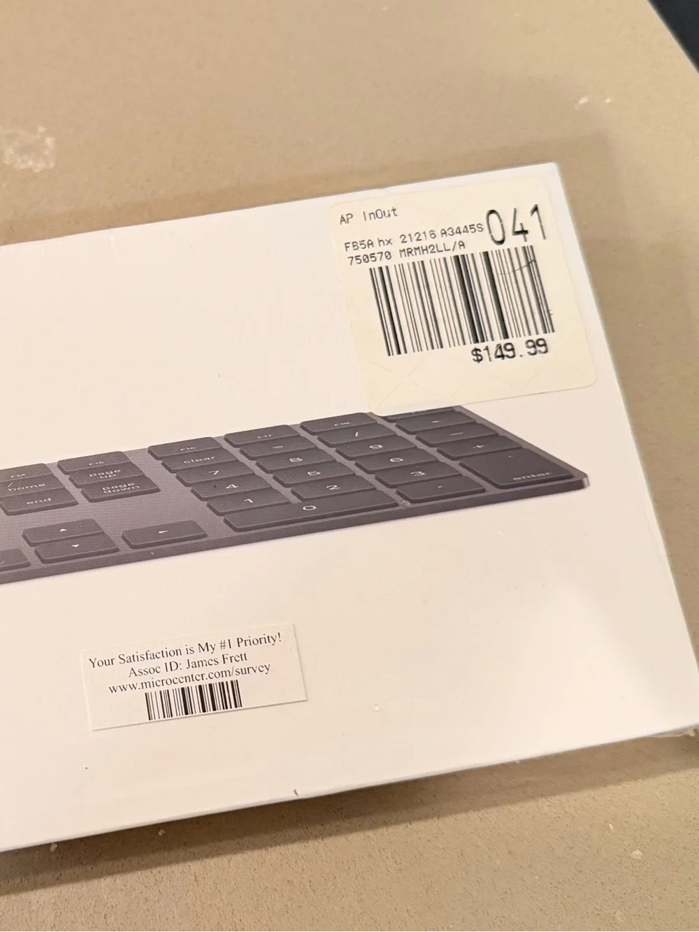 Magic Keyboard with Numeric Keypad Space Gray